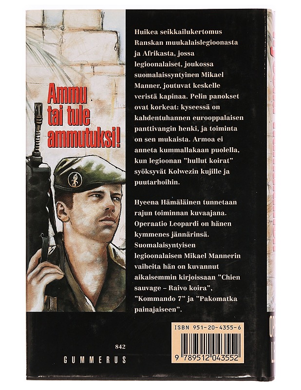 Operaatio leopardi - Erkki Hämäläinen - Romaanit ja novellit - 10105275573 - 1