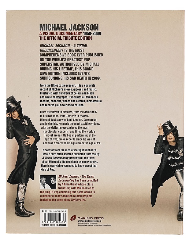 Michael Jackson : the visual documentary 1958-2009 : the official tribute edition - Adrian Grant - Musiikki- ja elokuvakirjat - 10105275719 - 1