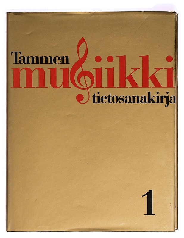Tammen musiikkitietosanakirja. 1, A-L - Folke H. Törnblom - Tietokirjat - 10105275889 - 0