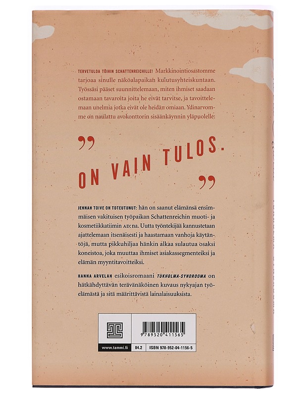Tukholma-syndrooma - Hanna Arvela - Kaunokirjallisuus - 10105275984 - 1