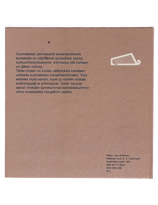 Kantele - Anneli Asplund - Musiikki- ja elokuvakirjat - 10105276225 - 1