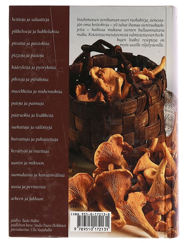 Hulluna sieniin : sieniherkkujen pikkujättiläinen - Vuokko Hosia - Harrastekirjat - 10105276612 - 1