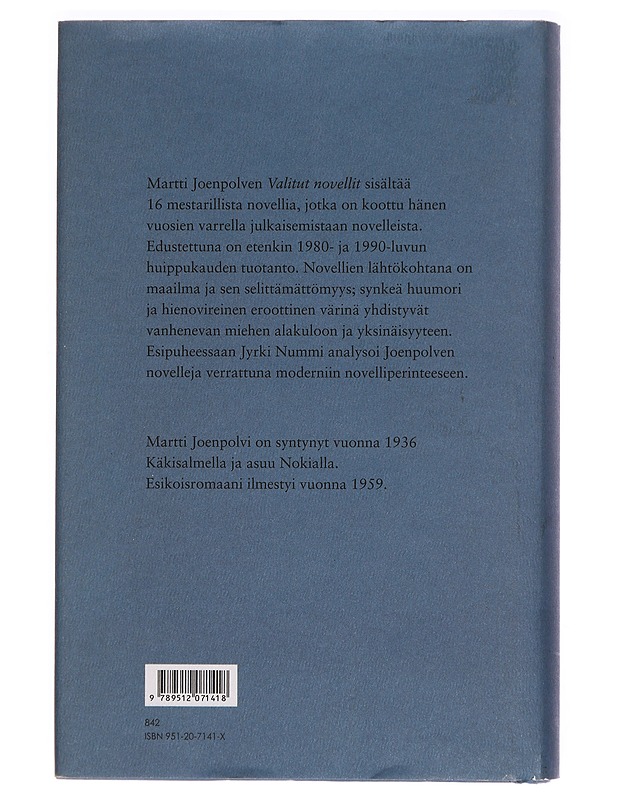 Valitut novellit - Martti Joenpolvi - Romaanit ja novellit - 10105276661 - 1