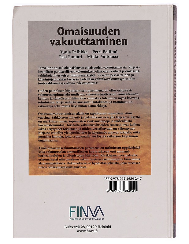 Omaisuuden vakuuttaminen - Tuula Pellikka - Tietokirjat ja oppaat - 10105276977 - 1