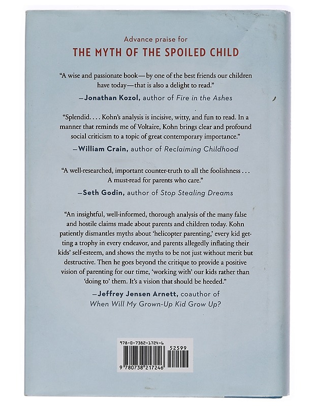 The Myth Of The Spoiled Child - Alfie Kohn - Tietokirjat - 10105277662 - 1