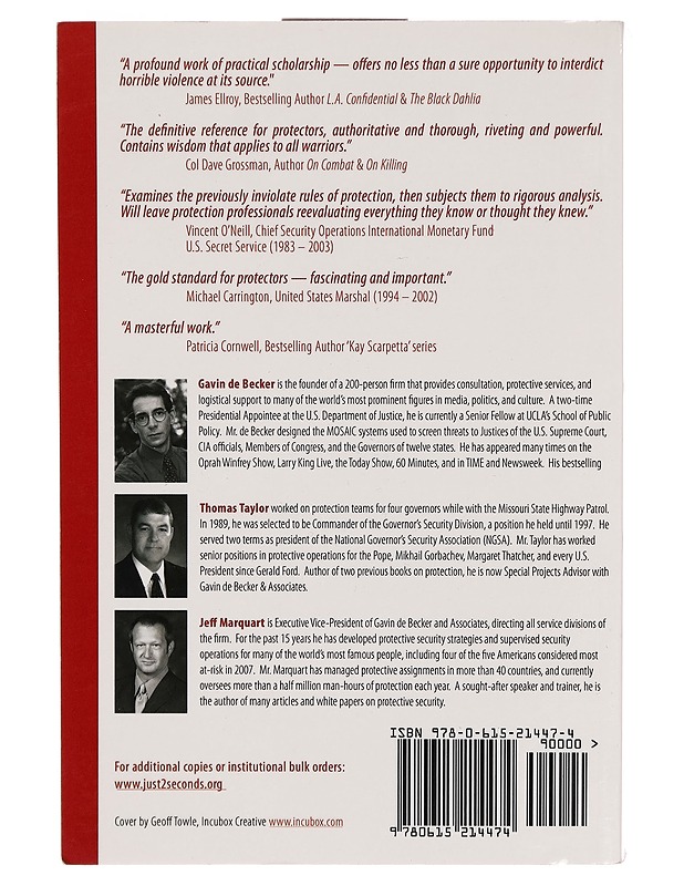 Just2seconds : using time and space to defeat assassins : with a compendium of attacks against at-risk persons - Gavin D. Becker - Tietokirjat - 10105277676 - 1