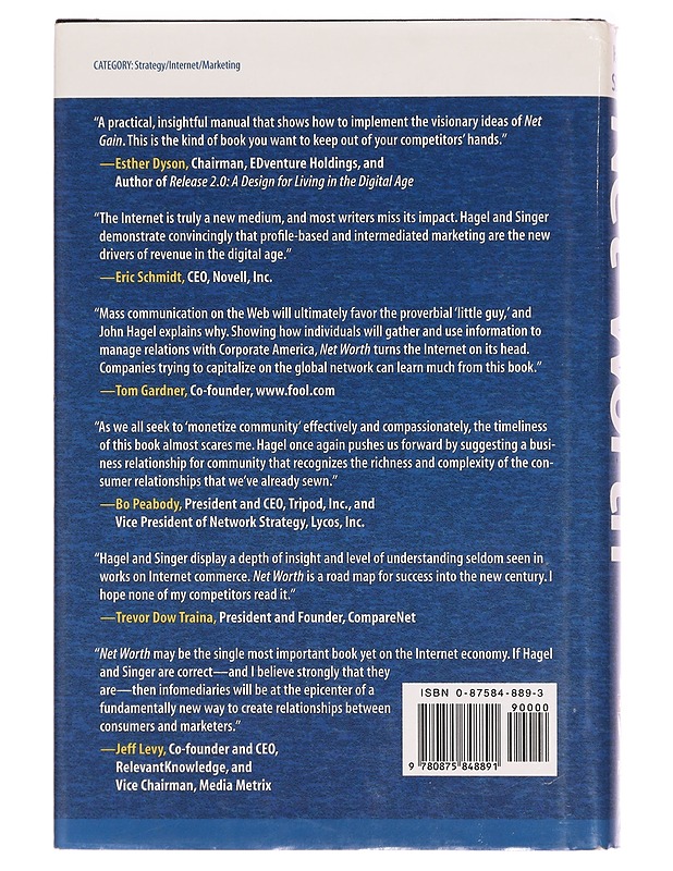 Net worth : shaping markets when customers make the rules - John Hagel - Tietokirjat - 10105277754 - 1
