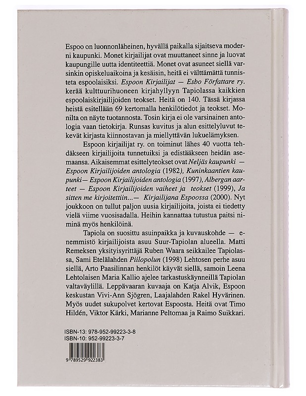 Espoolaiskirjailijat - Katri Sarmavuori - Tietokirjat ja oppaat - 10105277908 - 1