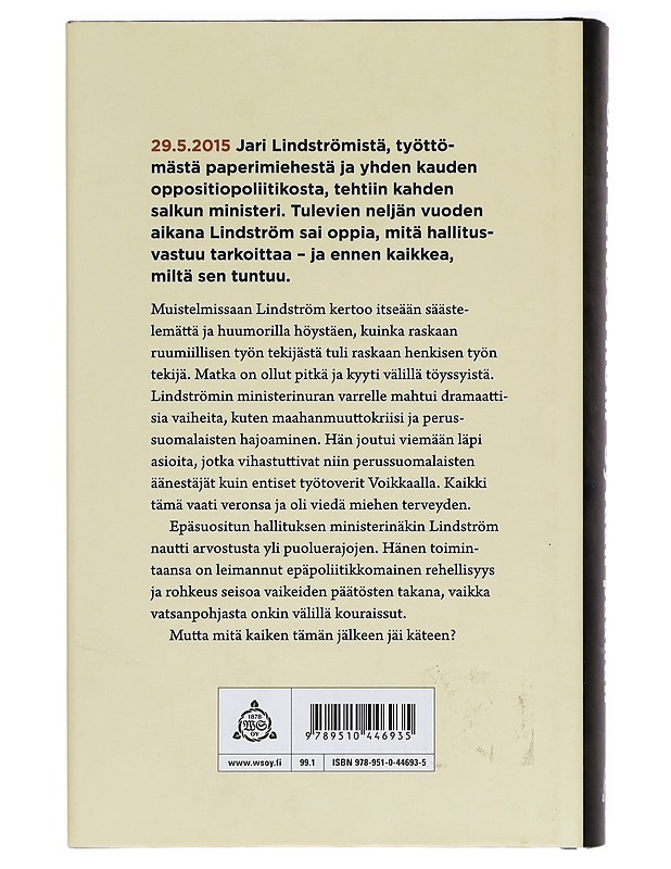 Syvään päähän : muistelmani - Jari Lindström - Tietokirjat - 10105278994 - 1
