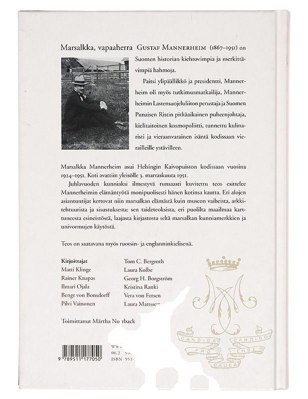 Marsalkan koti / Mannehheim-museon vuosikymmenet - Tietokirjat - 10105279023 - 1