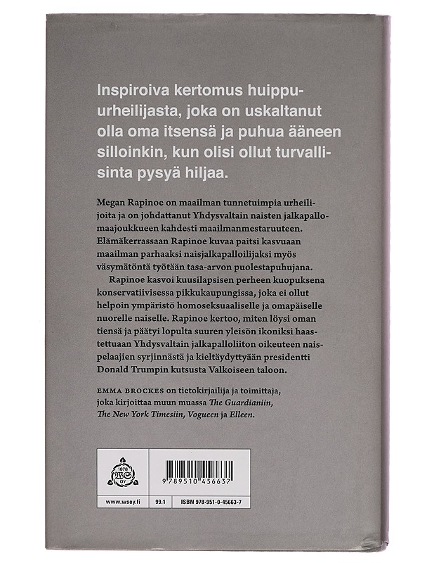 Yksi elämä / Megan Rapinoen tarina - Megan Rapinoe - Elämäkerrat ja muistelmat - 10105280170 - 1