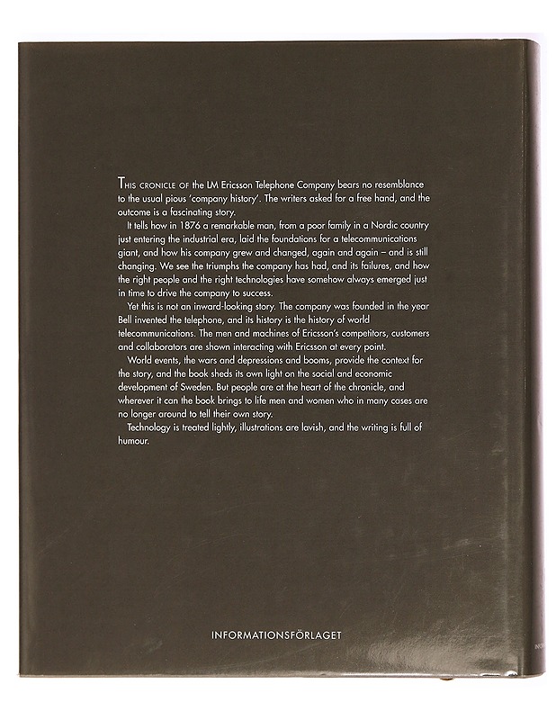 The Ericsson chronicle : 125 years in telecommunications - John Meurling - Historiakirjat - 10105280289 - 1