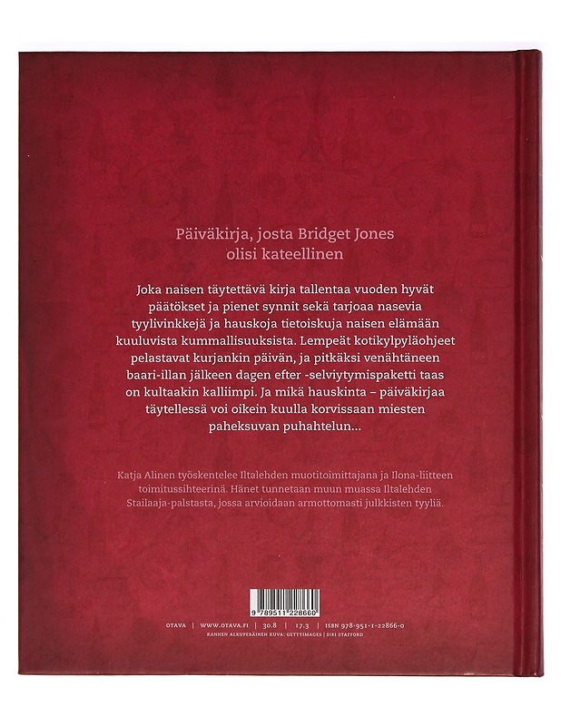 Itsekuripäiväkirja - Katja Alinen - Hyvinvointikirjat - 10105280538 - 1
