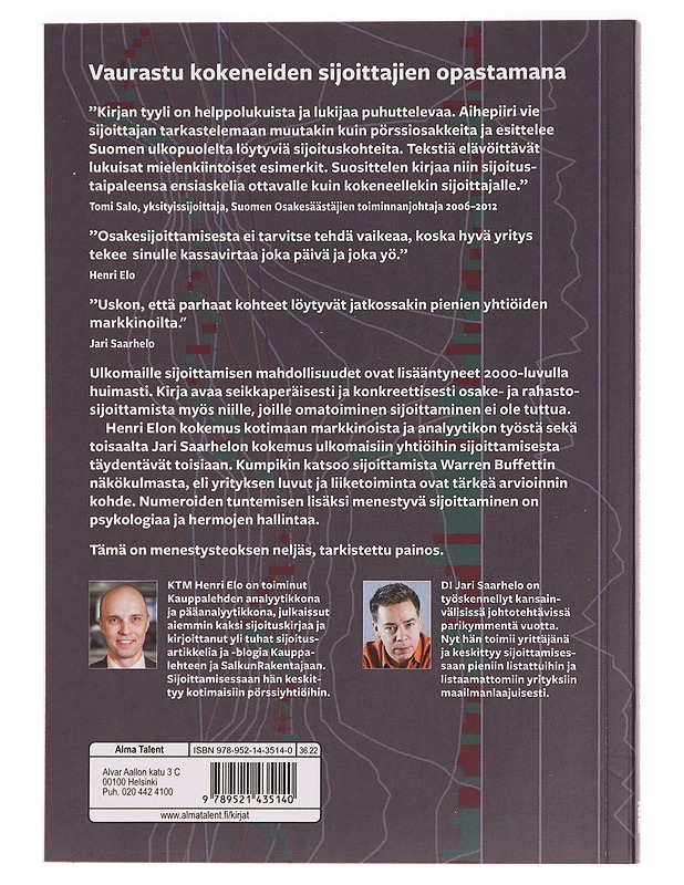 Osakesijoittajan maailmanvalloitus - Henri Elo - Tietokirjat ja oppaat - 10105280695 - 1