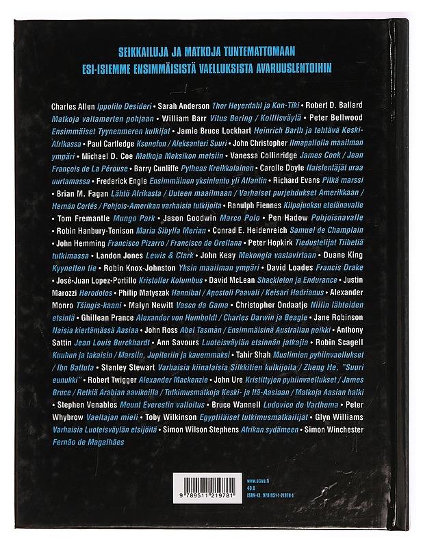 Suuret tutkimusmatkat - Robin Hanbury-Tenison - Tietokirjat - 10105281131 - 1