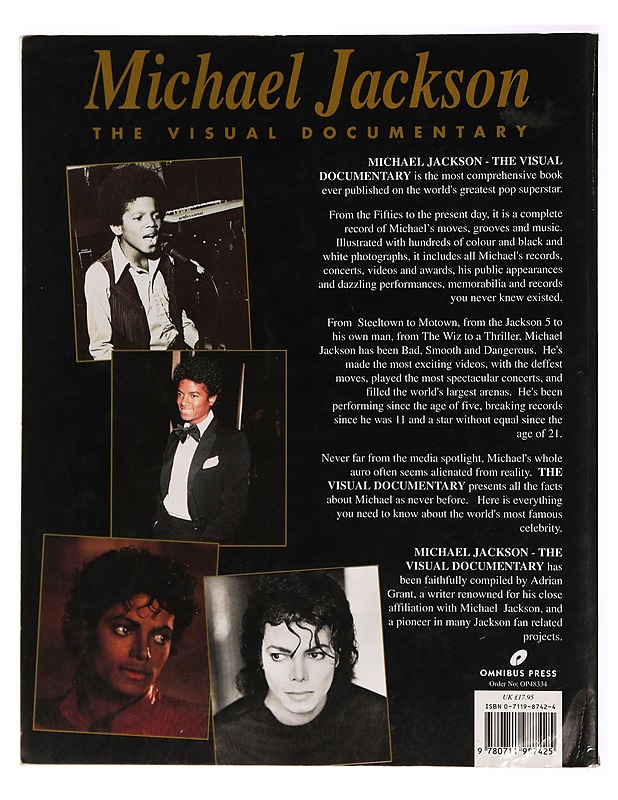 Michael Jackson: A Visual Documentary the Official Tribute Edition - Elämäkerrat ja muistelmat - 10105281312 - 1