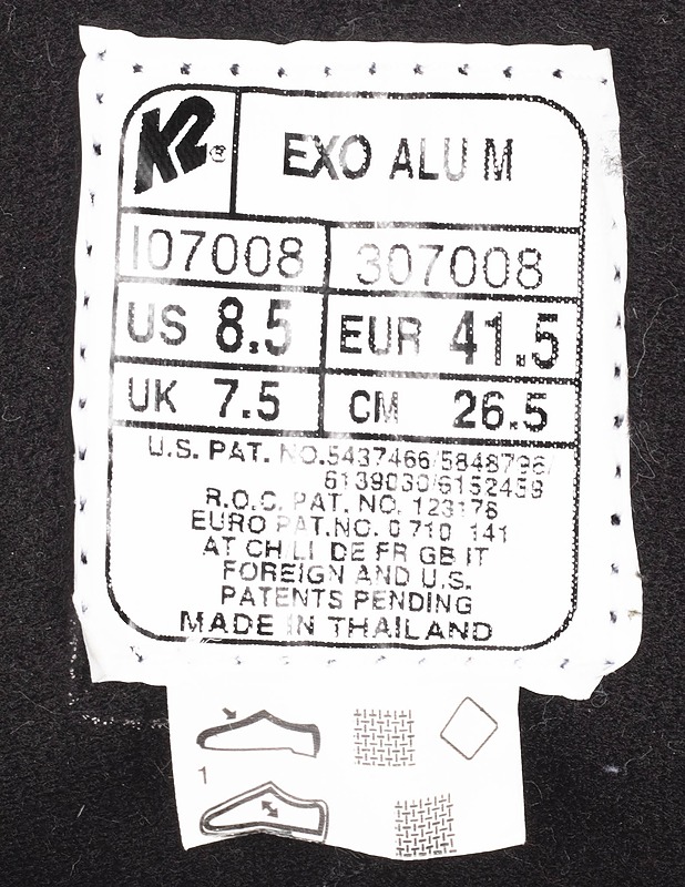 K2 EXO ALU rullaluistimet, 41.5 - Luistimet - 10105281420 - 3