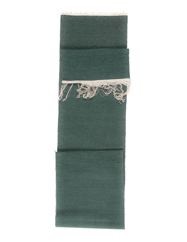 Vihreä poppana/kaitaliina kangas, 41x340 cm - Kankaat - 10105281715 - 0