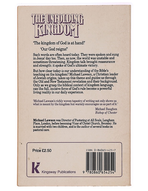 The Unfolding Kingdom - Michael Lawson - Tietokirjat ja oppaat - 10105281961 - 1