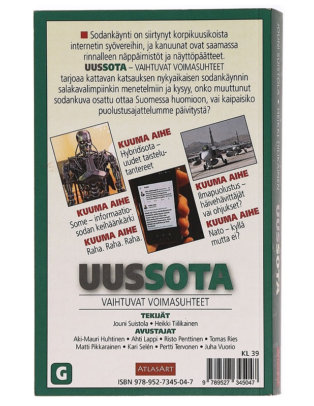 Uussota : Vaihtuvat voimasuhteet - Jouni Suistola - Tietokirjat ja oppaat - 10105282022 - 1