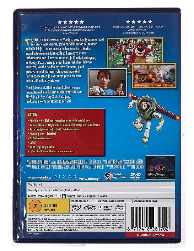 Disney Toy story 3 - DVD - DVD-elokuvat - 10105282721 - 1
