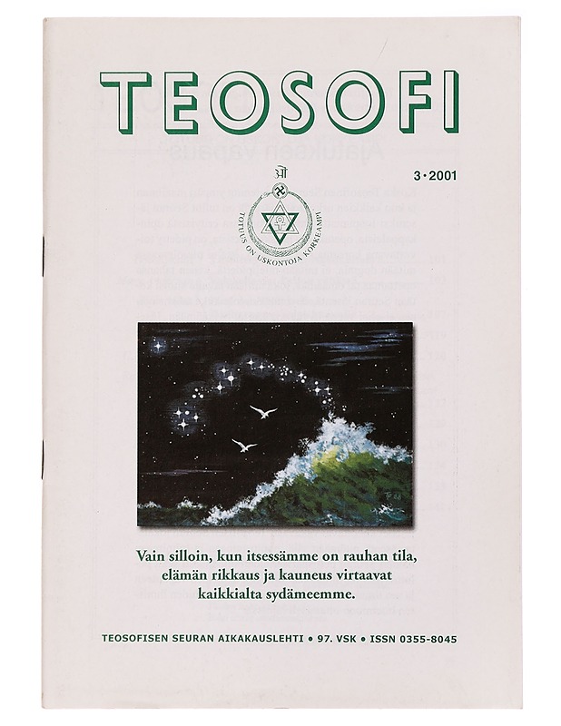 Teosofi N:o 3/2001 - Lehdet - 10105282784 - 0