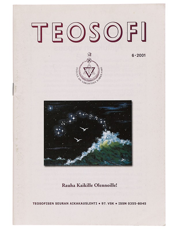 Teosofi N:o 6/2001 - Lehdet - 10105282797 - 0