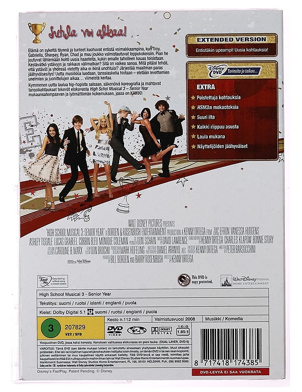 High School Musical 3: Senior Year - DVD - DVD-elokuvat - 10105283154 - 1