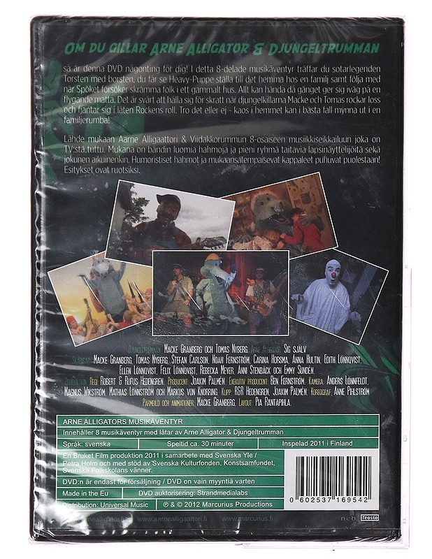 Arne Alligators musikäventyr - DVD - DVD-elokuvat - 10105283218 - 1