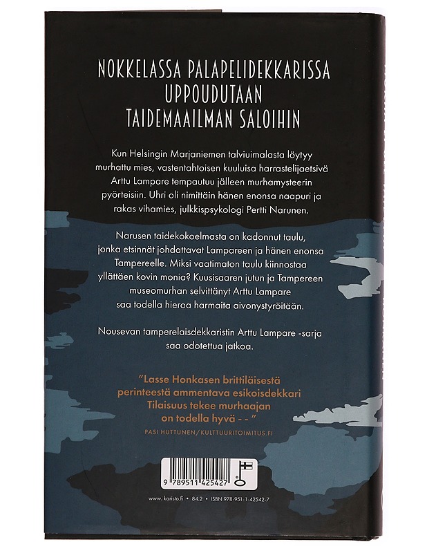 Murha ei ole taidetta - Lasse Honkanen - Kaunokirjallisuus - 10105283225 - 1