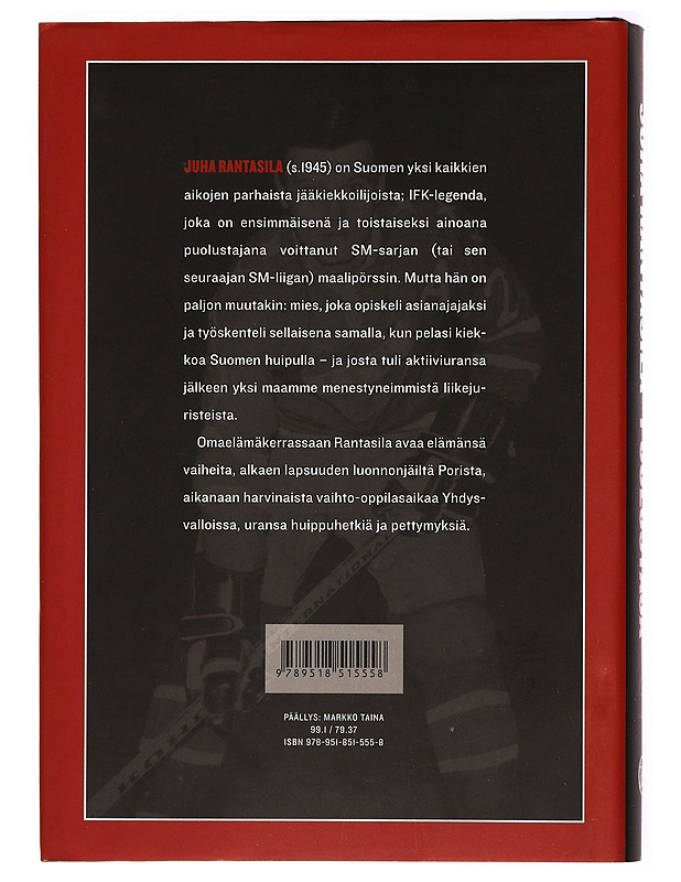 Puolustaja : jääkiekkoa ja juridiikkaa - Juha Rantasila - Elämäkerrat ja muistelmat - 10105283330 - 1