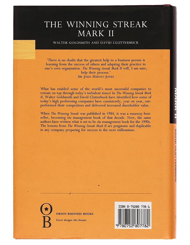 The winning streak mark II - Harrastekirjat - 10105283434 - 1