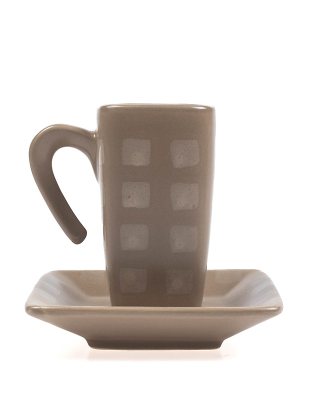 BROSTE kuppi ja aluslautanen, 4-osaa - Mukit ja kahvikupit - 10105283652 - 2