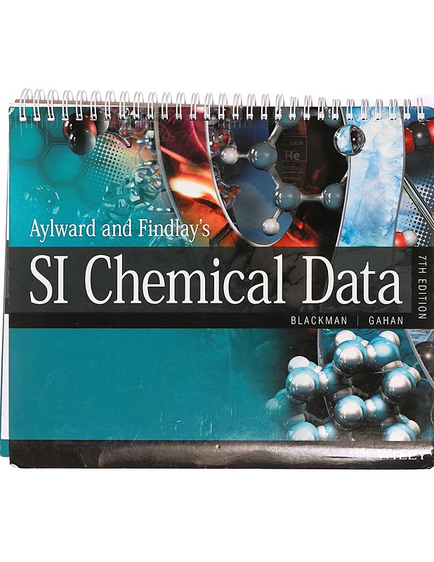 Aylward and Findlay's SI Chemical Data 7th Edition - Allan Blackman - Tietokirjat ja oppaat - 10105284095 - 0