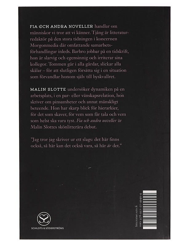 Fia och andra noveller - Malin Slotte - Romaanit ja novellit - 10105284321 - 1