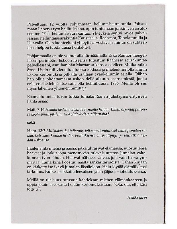 Esko ja seitsemän veljeä - Heikki Järvi - Tietokirjat ja oppaat - 10105284376 - 1