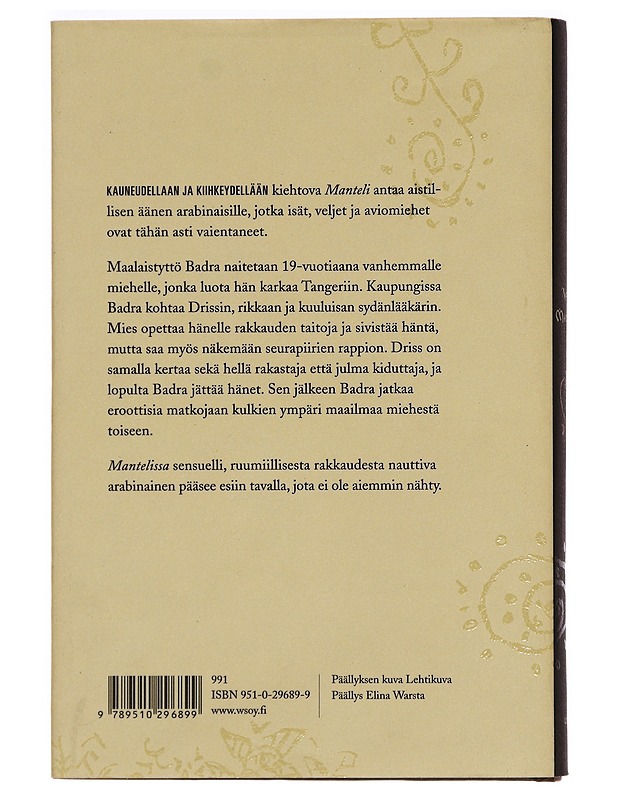 Manteli : intiimi kertomus - Nedjma - Romaanit ja novellit - 10105284847 - 1