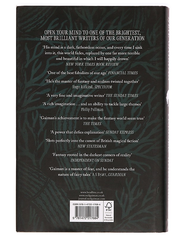 Trigger warning : short fictions & disturbances - Neil Gaiman - Kirja lahjaksi - 10105284967 - 1