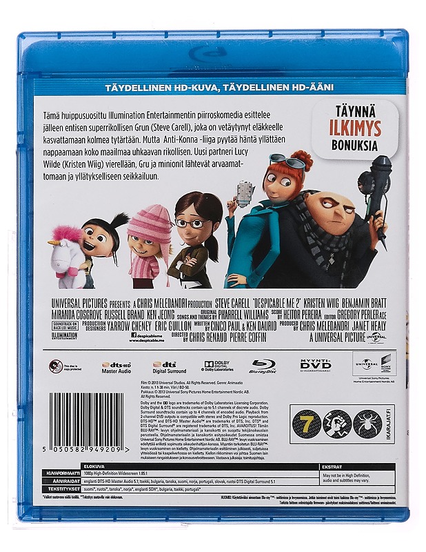 Itse ilkimys 2 - Blu-ray - Blu-ray-levyt - 10105285163 - 1