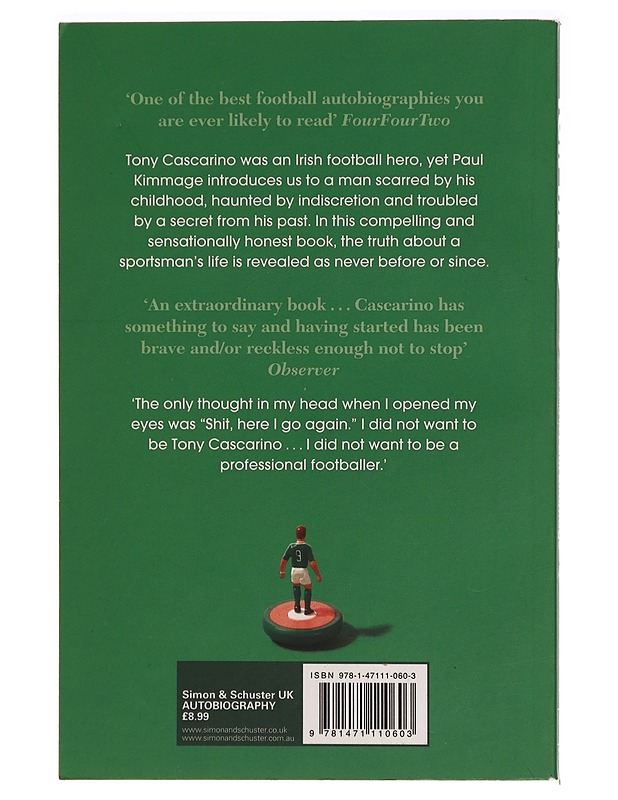 Full Time: The Secret Life Of Tony Cascarino - Paul Kimmage - Elämäkerrat ja muistelmat - 10105285267 - 1