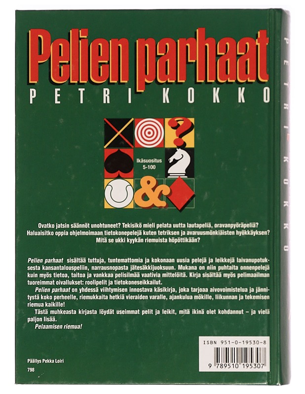 Pelien parhaat - Petri Kokko - Harrastekirjat - 10105285276 - 1