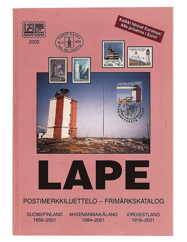 Lape postimarkkiluettelo n:o 64, 2002 - Tietokirjat ja oppaat - 10105285325 - 0