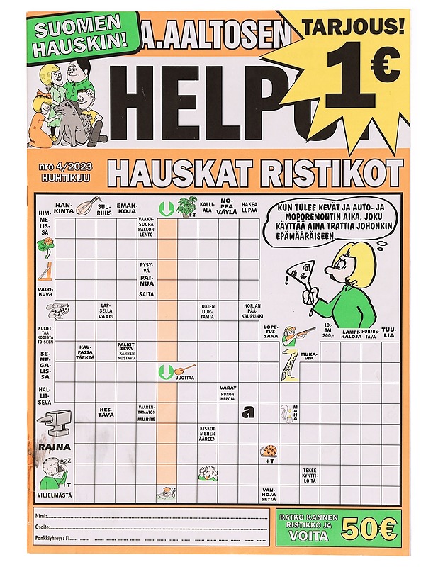A.Aaltosen Helpot Ristikot 4/2023 - Lehdet - 10105285725 - 0