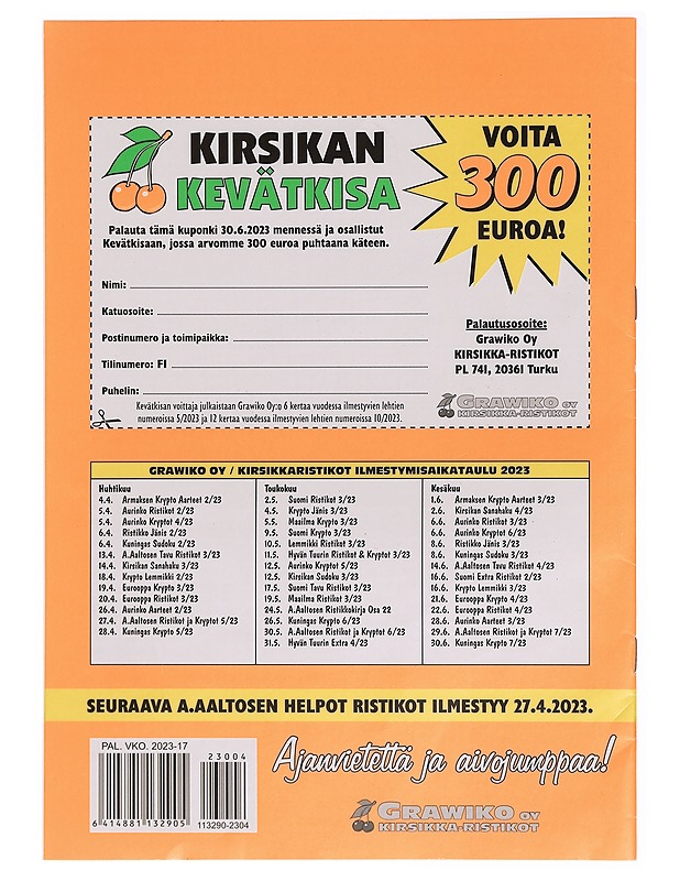 A.Aaltosen Helpot Ristikot 4/2023 - Lehdet - 10105285725 - 1