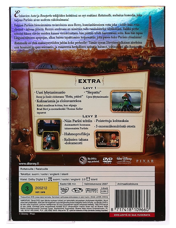 Disney Rottatouille - DVD - DVD-elokuvat - 10105285793 - 1