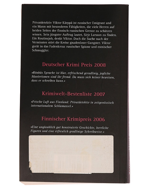 Der Grenzgänger : Kriminalroman - Matti Rönkä - Romaanit ja novellit - 10105285807 - 1