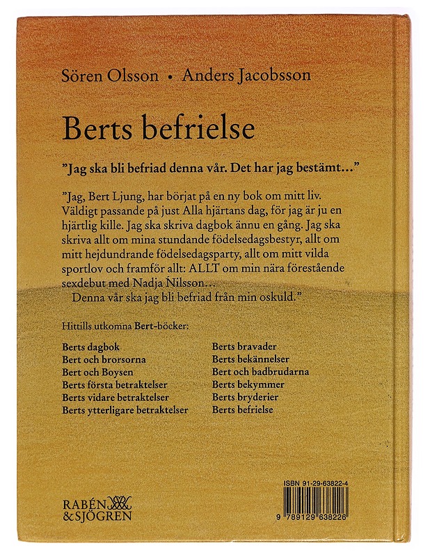 Berts befrielse - Sören Olsson - Lastenkirjat - 10105285904 - 1