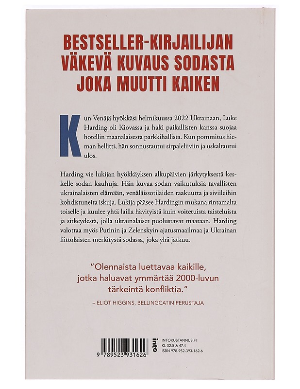 Hyökkäys : Venäjän verinen sota ja Ukrainan selviytymistaistelu - Luke Harding - Tietokirjat ja oppaat - 10105285994 - 1