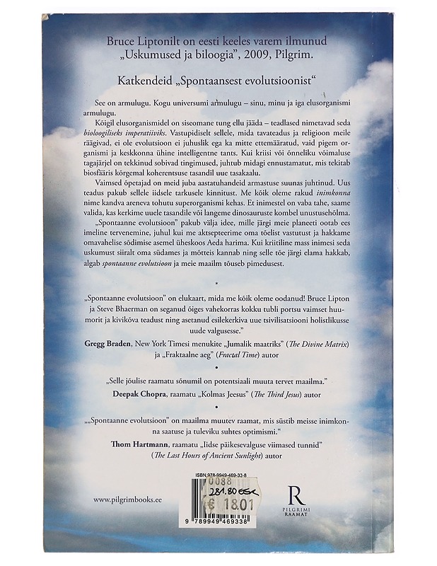 Spontaanne Evolutsioon - PhD Bruce H. Lipton - Tietokirjat ja oppaat - 10105286124 - 1