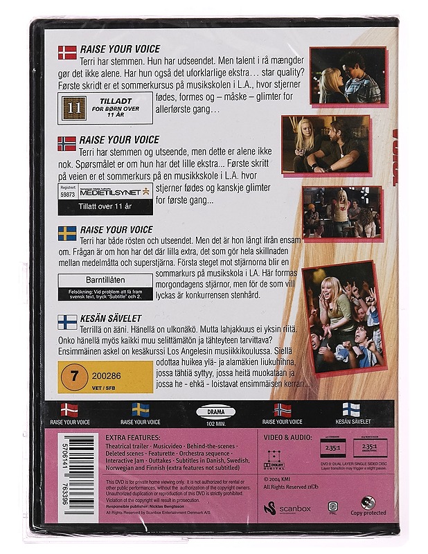 Raise your voice - DVD - DVD-elokuvat - 10105286343 - 1